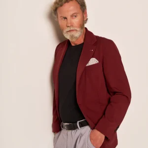 Giacca Uomo Bordeaux Slim Fit