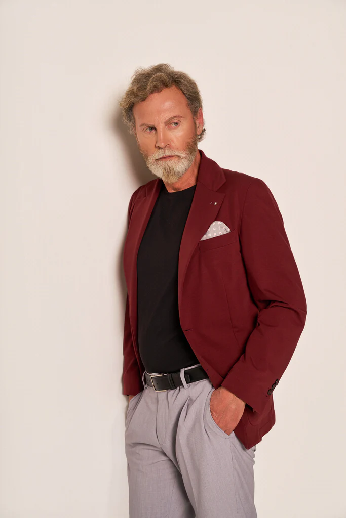 Giacca Uomo Bordeaux Slim Fit