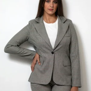 Giacca da completo in principe di galles