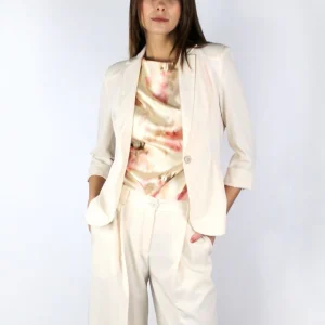 Giacca fluida 1 bottone