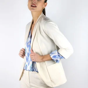 Giacca senza bottoni