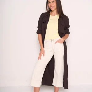 Camicione-giacca moro oversize