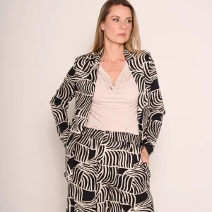 Giacca donna a Fantasia Geometrica