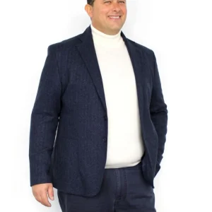 Giacca effetto spigato