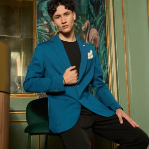 Giacca uomo con tasche a toppa