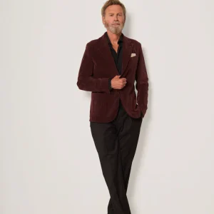 Giacca Uomo in Velluto Bordeaux