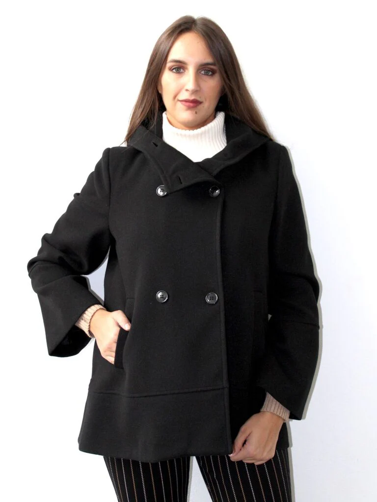 Giaccone in tessuto doppiopetto - immagine 3