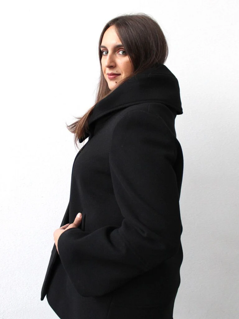 Giaccone in tessuto doppiopetto - immagine 4