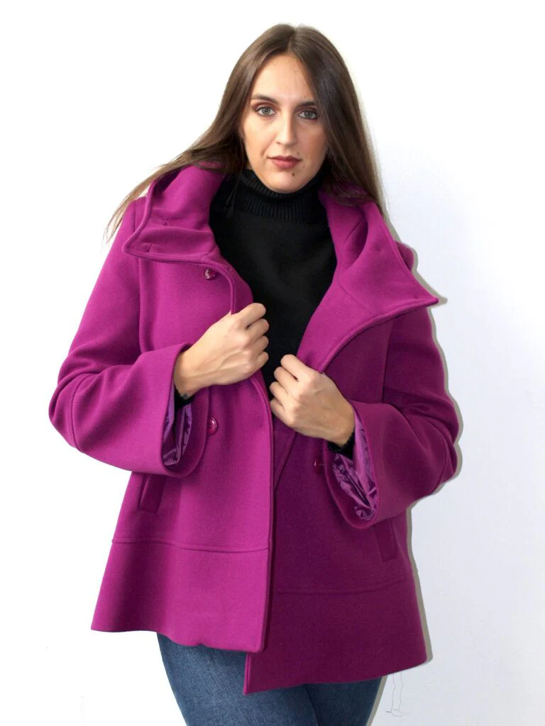 Giaccone in tessuto doppiopetto - immagine 9