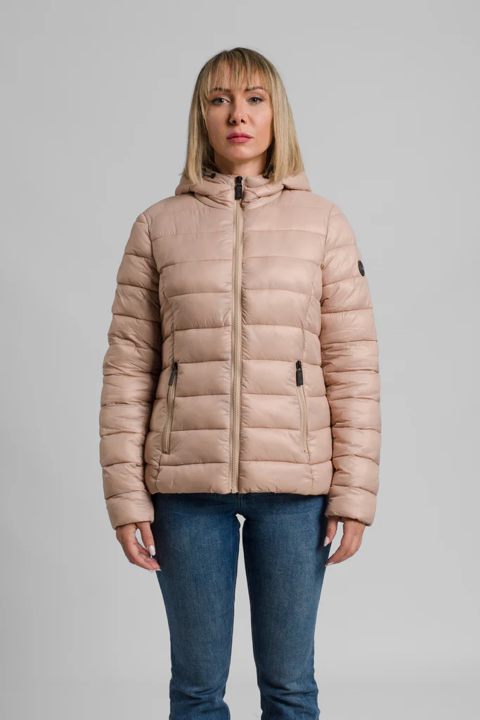 Giacca donna imbottita con cappuccio