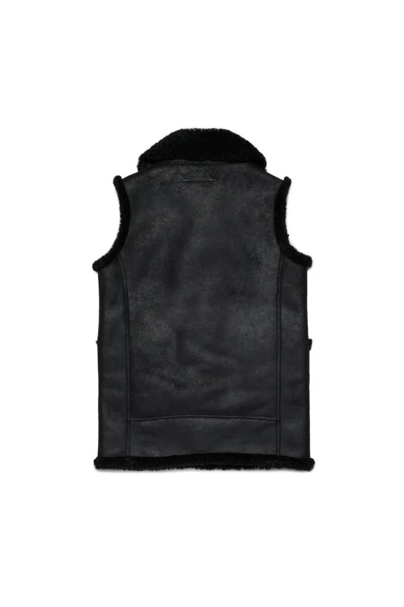 GILET MONTONE NERO MAISON MARGIELA - immagine 3
