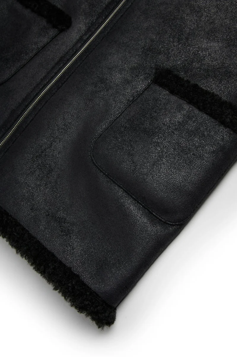 GILET MONTONE NERO MAISON MARGIELA - immagine 5