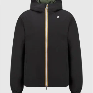 GIUBBINO BLACK GREY K-WAY