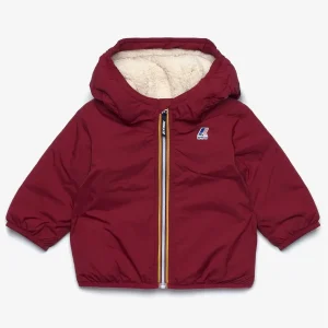 GIUBBINO BORDEAUX TEDDY K-WAY