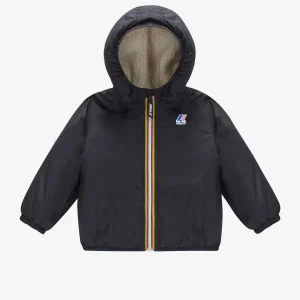 GIUBBINO ECRU BLACK K-WAY