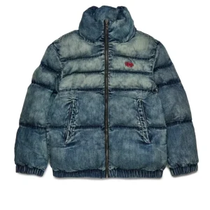 GIUBBINO IN DENIM EFFETTO SFUMATO DIESEL