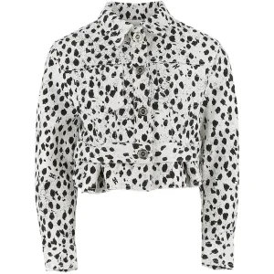 GIUBBINO MACULATO BIANCO E NERO ELISABETTA FRANCHI