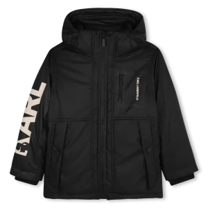 GIUBBINO NERO CON LOGO BIANCO KARL LAGERFELD