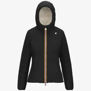 GIUBBINO REVERSIBILE NERO/BIANCO K-WAY