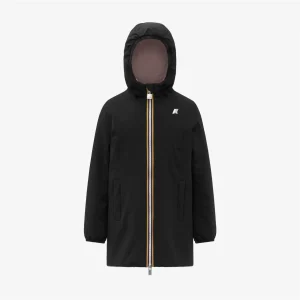 GIUBBINO REVERSIBILE NERO/ROSA K-WAY