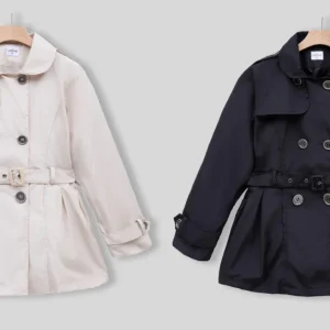 Trench da bambina corto