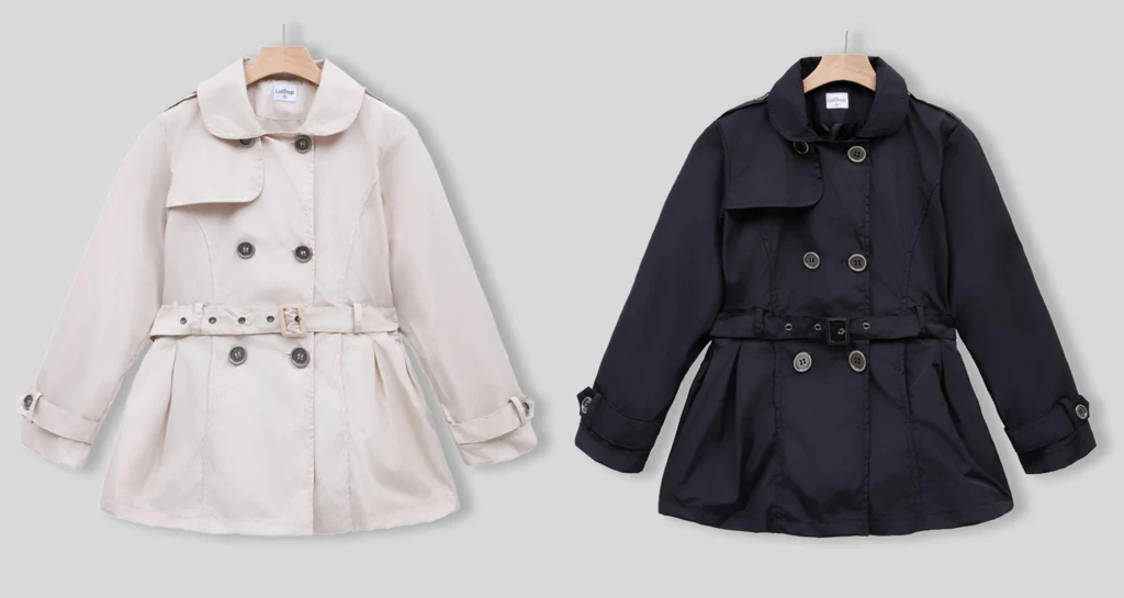 Trench da bambina corto - immagine 2