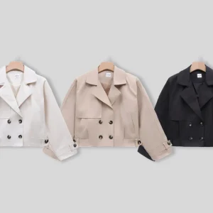 Giubbotto da bambina doppio petto