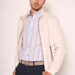 Giubbotto leggero con zip e tasche