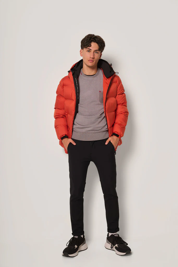 Piumino uomo con cappuccio - immagine 4