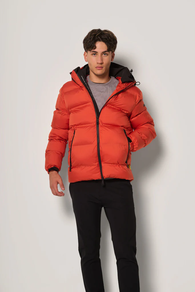 Piumino uomo con cappuccio - immagine 2