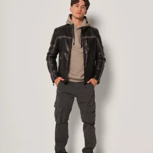 Giubbotto Uomo Ecopelle