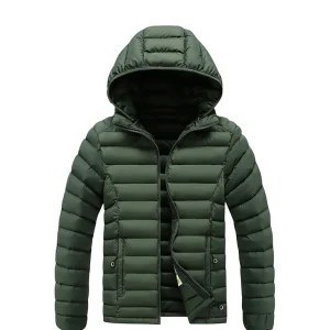Piumino uomo 150g con cappuccio staccabile