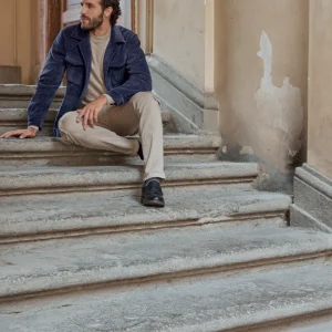 Casacca da uomo in velluto