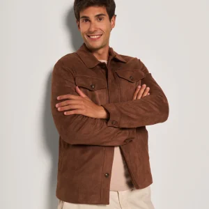 Giacca uomo in suede