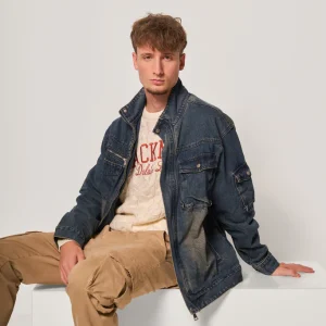 Giacca in denim uomo