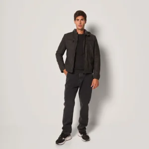 Giubbotto Uomo Effetto Scamosciato