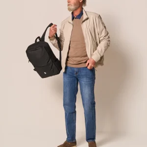 Giubbotto Uomo Beige Leggero