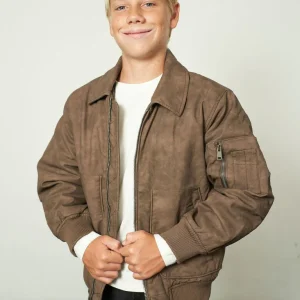 Bomber con tasconi e zip