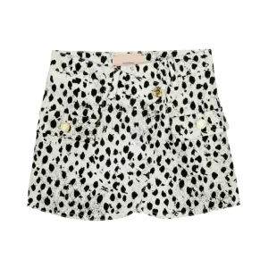 GONNA ANIMALIER IN DENIM BIANCO E ENRO ELISABETTA FRANCHI