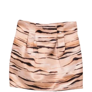 GONNA ANIMALIER PLISSETTATA ELISABETTA FRANCHI