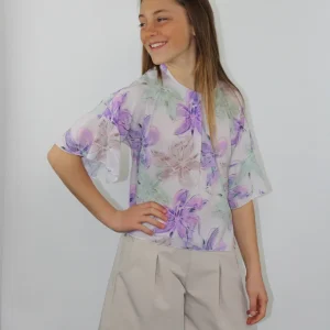 Pantaloncino da bambina con cintura