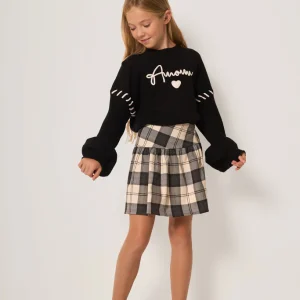 Gonna a quadri da bambina