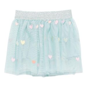 GONNA IN TULLE AZZURRO CON DECORAZIONE STELLA MCCARTNEY