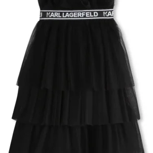 GONNA IN TULLE NERO KARL LAGERFELD