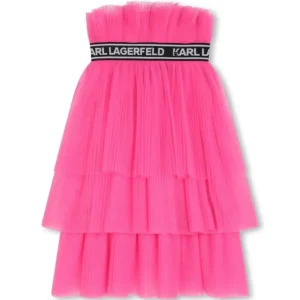 GONNA IN TULLE ROSA KARL LAGERFELD