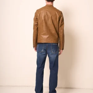 Jeans Uomo Blu Denim Straight Fit