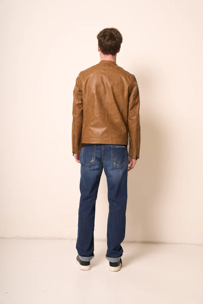 Jeans Uomo Blu Denim Straight Fit - immagine 2