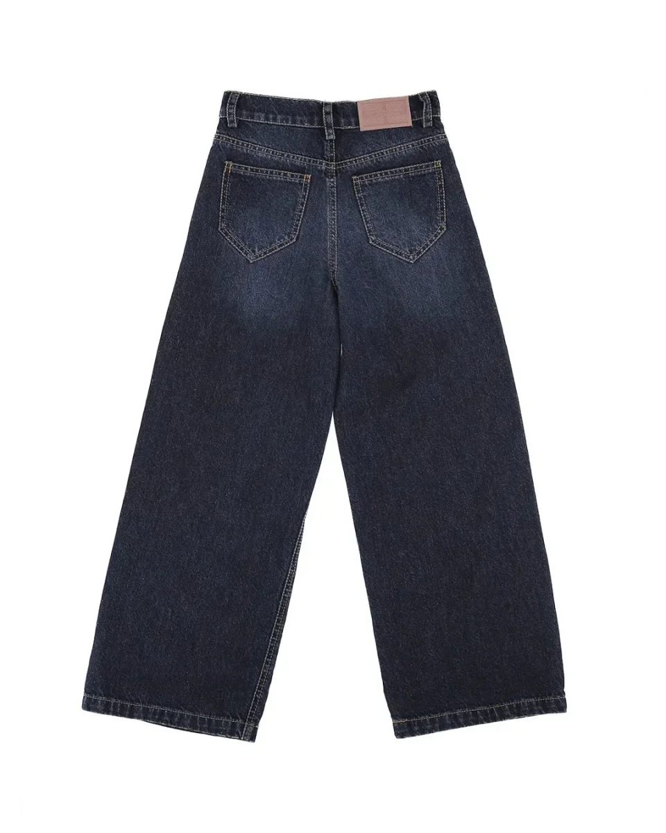 JEANS BLU SCURO CON IMPRONTA DOPPIA SFUMATA ELISABETTA FRANCHI - immagine 4