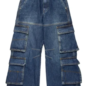 JEANS CARGO BLU DIESEL