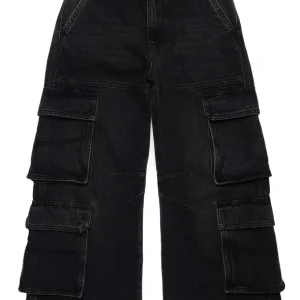 JEANS CARGO NERO DIESEL